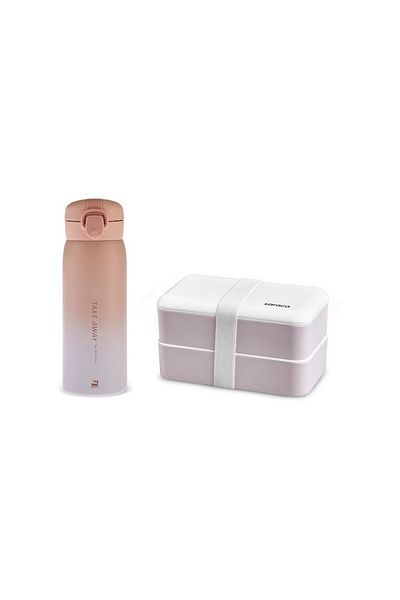 Karaca Skyfall Leakproof Thermos 500 ml and Alesta Lunch Box Powder