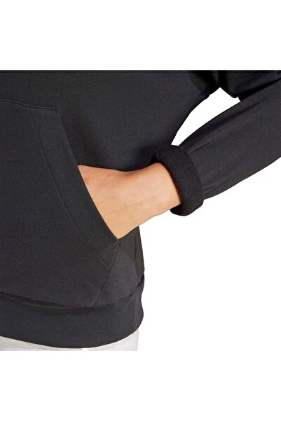 adidas Суичър с качулка Essentials Small Logo French Terry