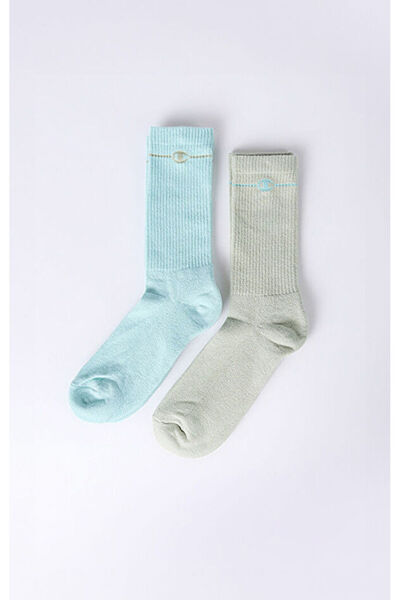 Champion Icons 2pk crew socks Mavi Erkek Çorap-U20122-BS017