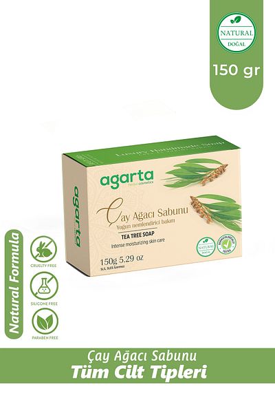 Agarta Natural Handmade Tea Tree Soap 150 gr