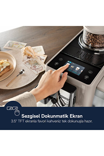 DELONGHİ Rivelia, EXAM440.55.BG Tam Otomatik Espresso Kahve Makinesi