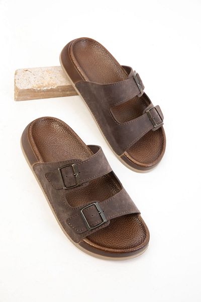 SOHO Παντόφλες Unisex καφέ 20723