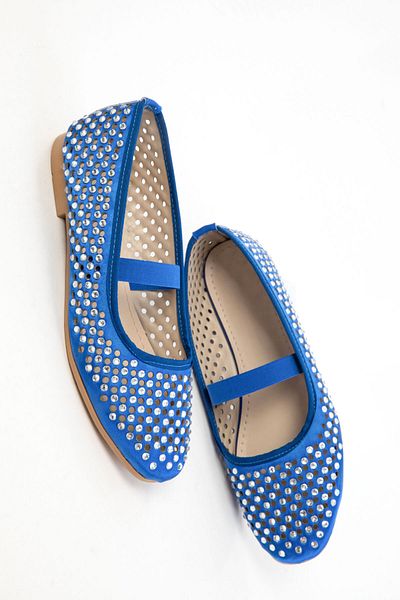 SOHO Saks Blue Women's Ballerinas 20794