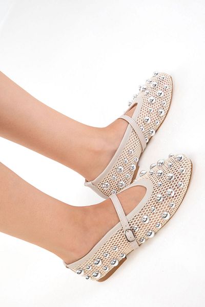 SOHO Beige Women's Ballerinas 20795