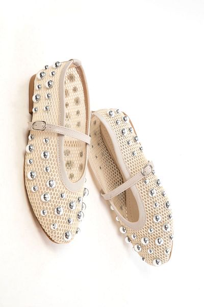 SOHO Beige Women's Ballerinas 20795