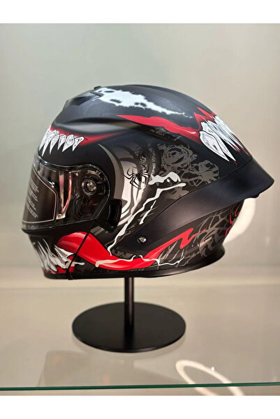 WOSEN Ws-202 Güneş Gözlüklü Çene Açılır Kask Şeffaf Vizörlü H1