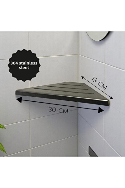 Create Handle رف حمام زاوية من الفولاذ المقاوم للصدأ 304 مكون من قطعتين