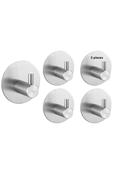 ardini Αυτοκόλλητη κρεμάστρα χρωμίου 5 τεμάχια σε 06 συσκευασίες