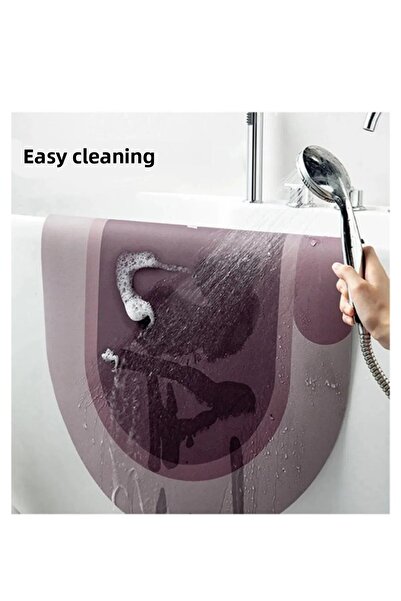 SİHİRLİ AYAKLAR Waterproof Non-Slip Bath Mat Bathroom Carpet Water Absorbent Non-Slip Mat 40X60