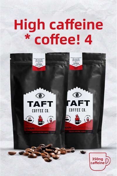 TAFT Coffee Co. حبوب قهوة تافت عالية الكافيين - 250 جرام