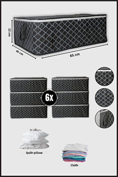 Nanteks 6 τμχ Υπερμεγέθη κάτω πλίνθο - Μαξιλάρι ρούχων με λουλούδια και τσάντ...
