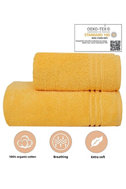 Dotamess Set de prosoape de baie Milano Premium din bumbac organic 100% din 2...