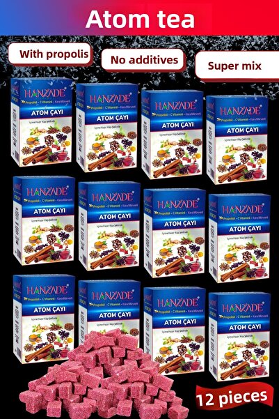 Hanzade Bitkisel شاي الشتاء مع البروبوليس - فيتامين سي - شاي البلسان الأسود 1...