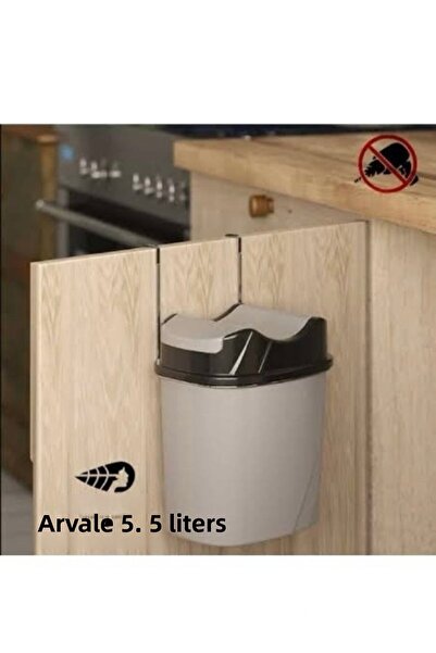 ARVALE 5.5 Liter Large Designed Hanging Trash Can - Suitable for Lid and Bag