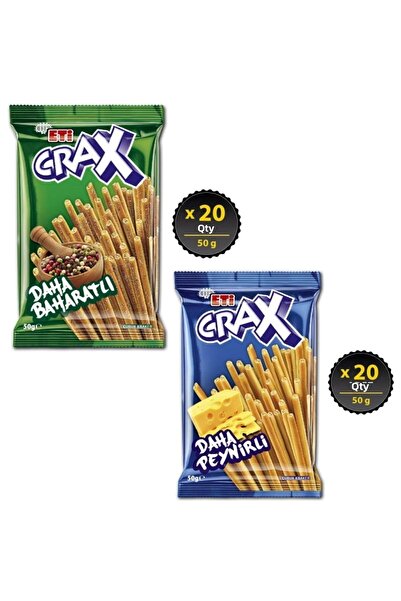 Eti كراكس - 20 عالمًا من الأذواق الحارة والجبنة والمفرقعات