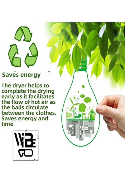 Biz Class 6 Pcs Xxl Wool Felt Dryer Ball And Fragrance Set Natural Laundry Softener Dryer Ball