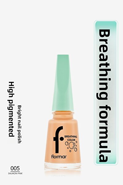 Flormar طلاء أظافر بلون متجدد 005 وردي سلموني