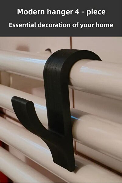 Nosa Mall Decorative Wall Hanger| 4 Pieces| Wall Mounted Hanger| Modern Wall Hanger| Clothing Hanger