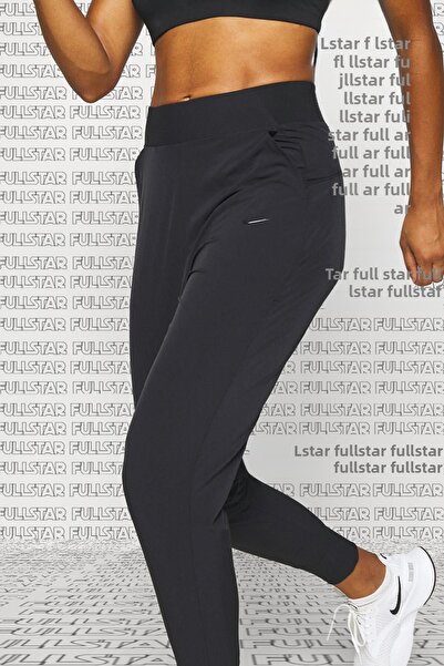 Nike Παντελόνι προπόνησης Dri Fit Bliss Luxe Μαύρο Γυναικείο Φούτερ Μαύρο