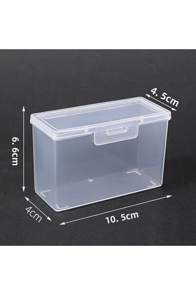 Choice صندوق تخزين بلاستيكي شفاف لبطاقات اللعب بتصميم طويل مكون من قطعة واحدة، بطاقة لعبة ألترامان، بطاقة هوية، بطاقة سيارة