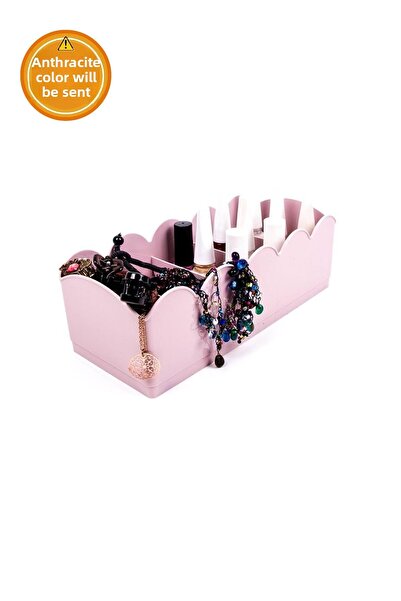 EVLE Anthracite 5-Section Organizer - Watch, Jewelry, Clasp, Socks, Ties and Underwear Organizer