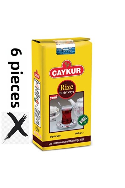 Çaykur مجموعة شاي ريز السياحي 500 جرام × 6 قطع