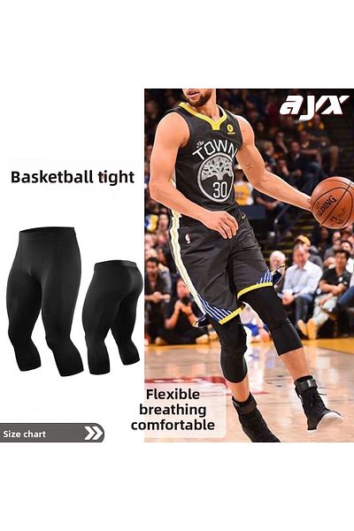 ayx Fitness Compression Sports Training - Basketball 3/4 Tights