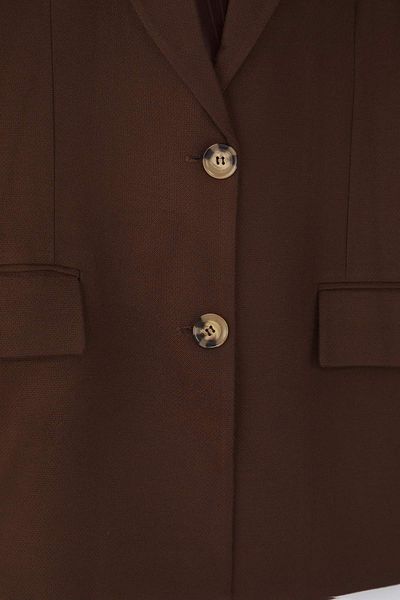 Trendyol Collection Кафяво плетено кашмирено яке от специална колекция TWOAW26BC00005