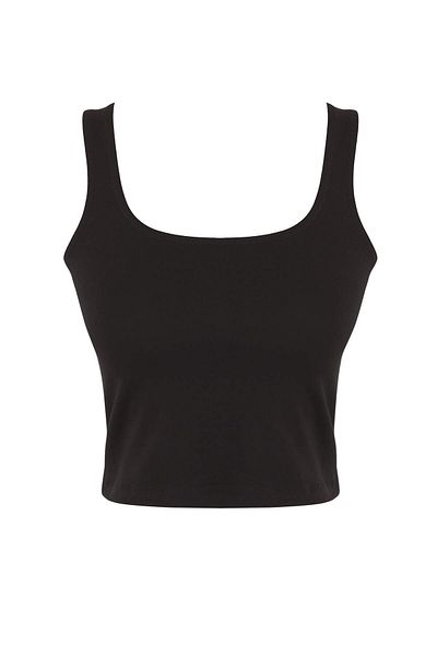 Trendyol Collection Bluză tricotată elastică, cu detaliu de șireturi, în 2 pachete, negru-alb TWOAW26BZ00102