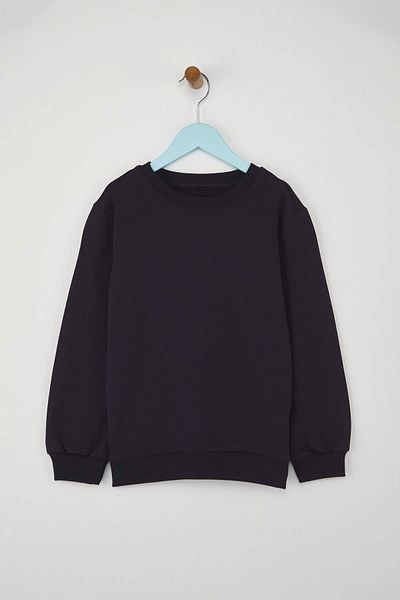 TRENDYOLKIDS Hanorac tricotat simplu bleumarin-bej TKDAW25SW00000