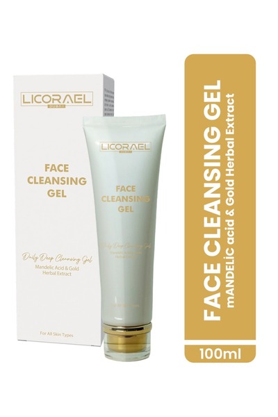 Licorael Dubai جل تنظيف الوجه 24K