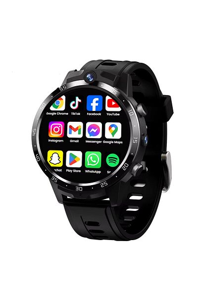 GBV LOGIC Smartwatch GBV LOGIC X600S, Camere foto 7MP+7MP, Android, Oxigen sange, Presiune atmosferica
