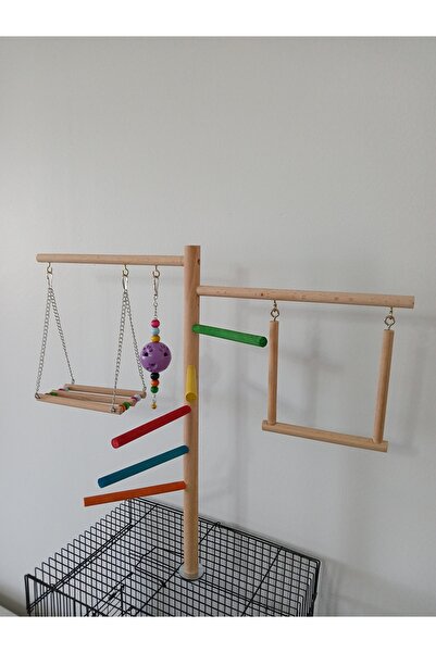 ADAPATİ PET Wooden Bird Play Tunnel