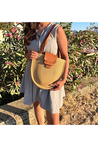 VAZIRADK Palma Wicker Shoulder Bag