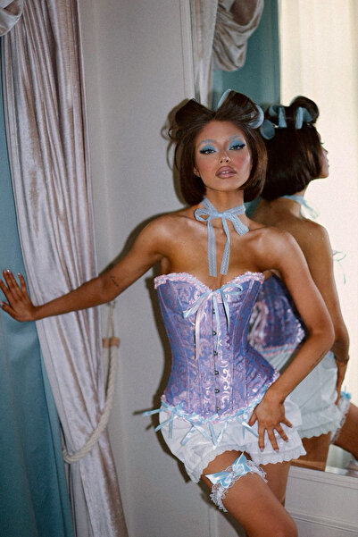 HERA BELLA Gotik Victorian Vintage Rapunzel Korse Büstiyer