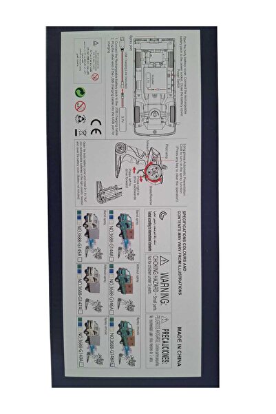 FİNCANLAR UZAKTAN KUMANDALI ŞARJLI DUMAN ATAN AÇIK KASA KAMYONET--21 CM--MAVİ RENK--