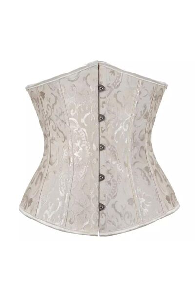 HERA BELLA Gothic Victorian Vintage - Waist Corset with Unique Back