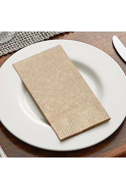 Kraft Organik Garson Katlamalı Kraft 33x33 cm -100 Adet