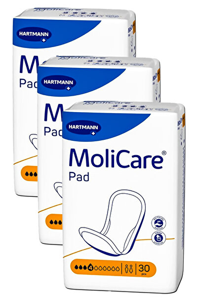 MOLICARE Hartmann 4 Damla Mesane Pedi - 3 Paket 90 Adet