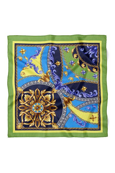 nehir eşarp Chain and Etro Pattern Scarf Bandana 50X50 cm