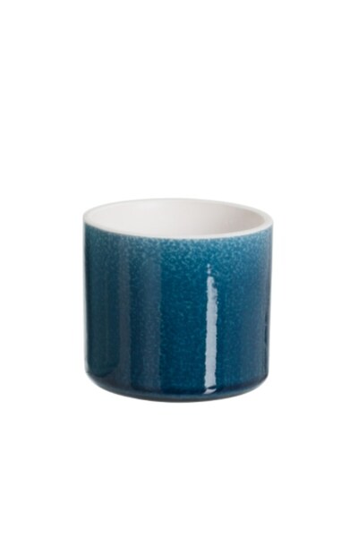 Koyu Mavi Küçük Saksı / 11 Cm