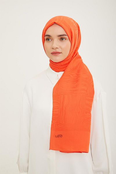 Armine Trend Hazan Shawl - 3 - Πορτοκαλί 23038