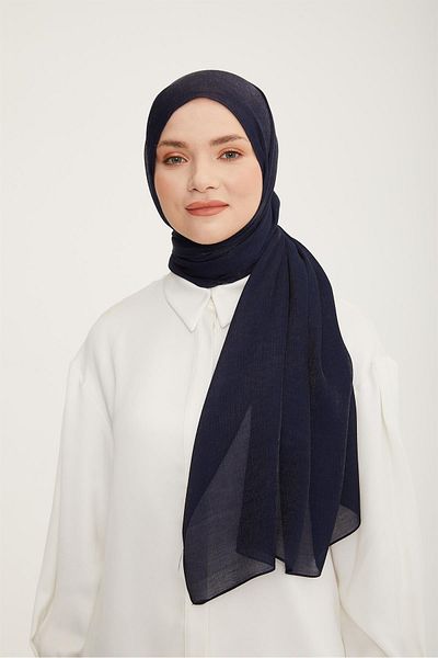 Armine Trend Pearly Shawl - 1 - Navy Blue 23048