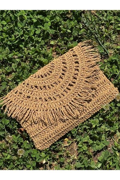 The SheDi Straw Fringed Hand Knitted Daily Summer Bag