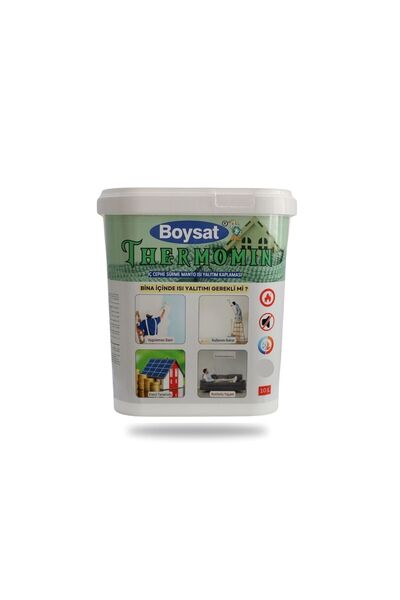 Boysat Thermomin İç Cephe Sürme Manto Isı Yalıtım Kaplaması 10L