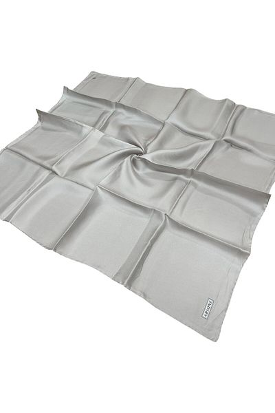 Armine Μονόχρωμο μεταξωτό κασκόλ - 161 Light Stone Twill