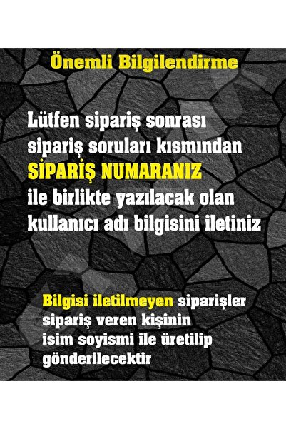 Bay S PLUS Kask Vizör İçin İnstagram Kullanıcı Adı Sticker 15 Cm Beyaz Renk