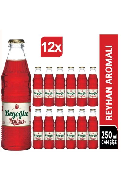 Beyoğlu Reyhan Ve Gül Aromalı Gazlı Içecek 12x250 Ml