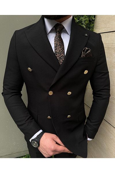 sarprun fashion DOUBLE-BREASTED NIGHT-CUT SUIT