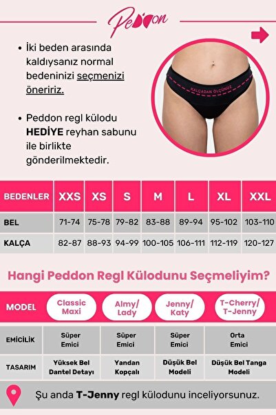 PEDDON T-Jenny Ultra Hygienic - Πλενόμενο εσώρουχο με υγρό, άνετο στρινγκ εσώρουχο εμμηνορροϊκό εσώρουχο